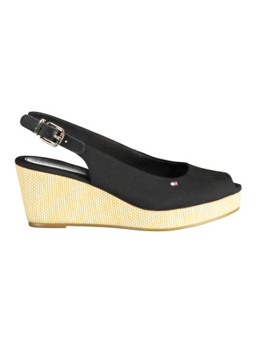 Black wedge sandals Tommy Hilfiger