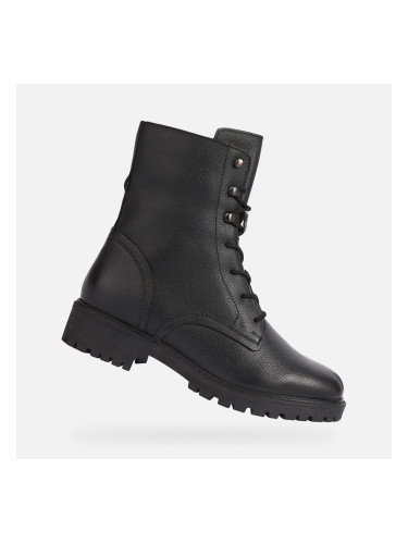 Black women's ankle boots Geox Hoara - Women's