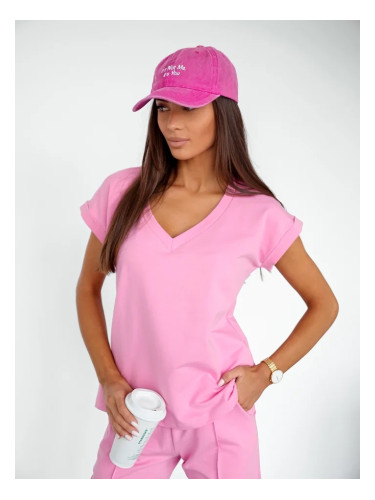 Resti Women's cotton casual set with short sleeves