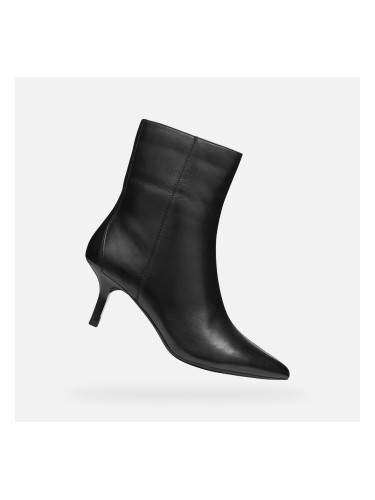 Black women's ankle boots Geox Kleopy - Women's