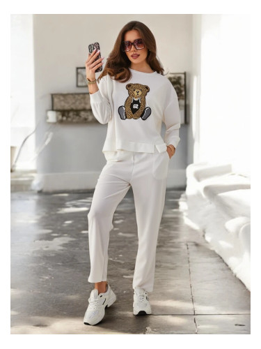 Resti Women's Woven Set with Bear