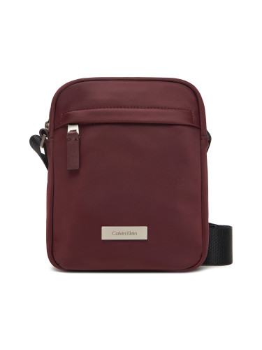 Мъжка чантичка Calvin Klein Sleek Reporter LV04D3180G Бордо