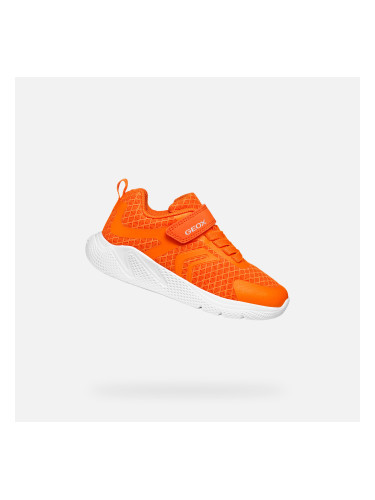 Orange boys' sneakers Geox Sprintye - Boys