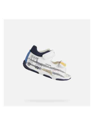 Boys first steps Geox Tapuz White - Boys