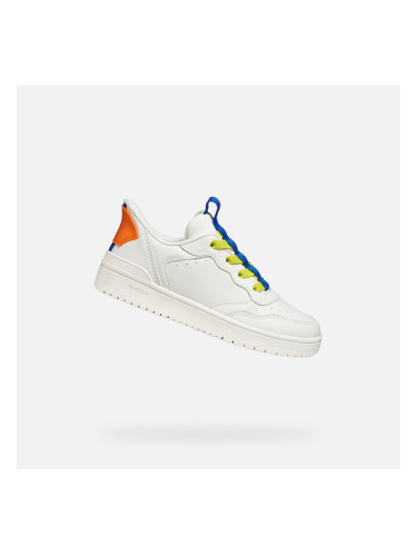 White boys' sneakers Geox Washiba Fast In - Boys