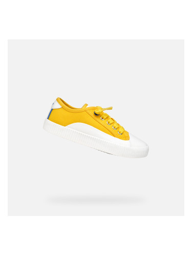 Yellow boys' sneakers Geox Tippeste - Boys