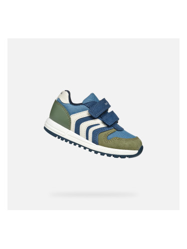 Light green boys' sneakers Geox Alben - Boys