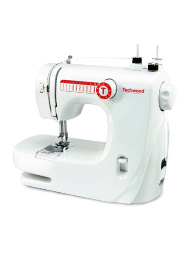 Шевна машина Techwood TMAC-1095, 9W, 10 вида шевове, Бял