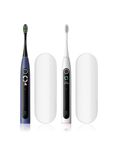 Oclean X Lite Set Duo pack четка за зъби ДУО ОПАКОВКА с калъфка за пътуване Dark Blue+Grey