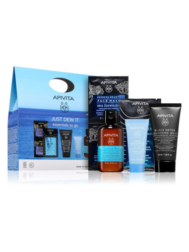 Apivita Just Dew It Set комплект за пътуване за интензивна хидратация