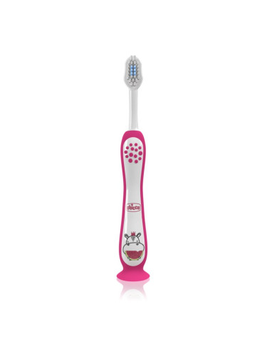 Chicco Toothbrush 3-6y+ четка за зъби за деца Hippo 1 бр.