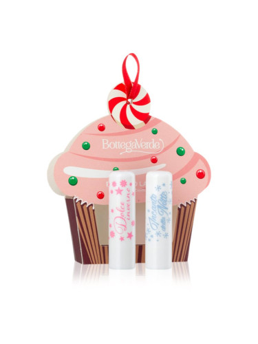 Bottega Verde Dolce Inverno & Incanto della Notte подаръчен комплект за устни