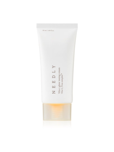 NEEDLY Vita C Glow Toning Cream хидратиращ тониращ крем да уеднакви цвета на кожата 50 мл.