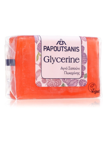 PAPOUTSANIS Glycerine Red твърд сапун за тяло 125 гр.