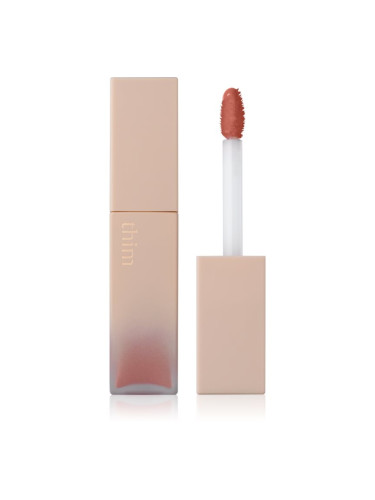 thim Satin Lip Glaze дълготраен гланц за устни с хидратиращ ефект цвят 02 Haze Coral 6 гр.
