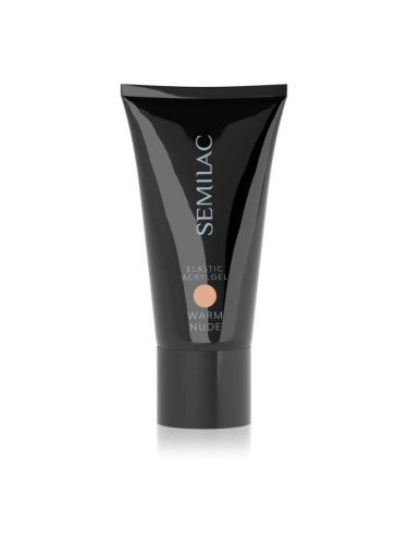 Semilac Acrylgel Elastic White Cream акрилен гел за нокти цвят 30 гр.