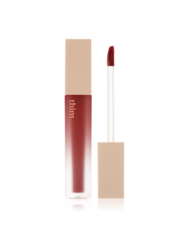 thim Sheer Matte Liquid Lip леко течно матиращо червило цвят 04 Petal Red 4 гр.