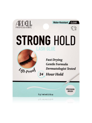 Ardell Strong Hold Lash Glue Clear прозрачно лепило за изкуствени мигли 5 гр.