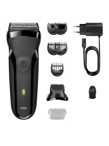 Braun Series 3 300 електрическа самобръсначка Black 1 бр.