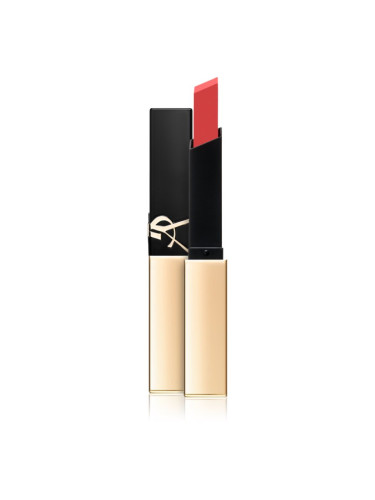 Yves Saint Laurent Rouge Pur Couture The Slim тънко матиращо червило с кожен ефект цвят 35 2.2 гр.