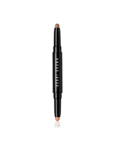 Bobbi Brown Long-Wear Dual-Ended Cream Shadow Stick сенки за очи в молив дуо цвят Heat Ray / Biscotti 1.6 гр.
