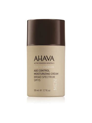 AHAVA Time To Energize Men хидратиращ и подмладяващ крем SPF 15 50 мл.