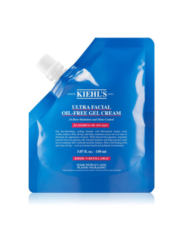 Kiehl's Ultra Facial Oil-Free Gel Cream хидратираща грижа за нормална към мазна кожа náhradní náplň 150 мл.