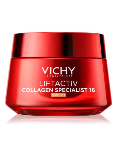 Vichy Liftactiv Collagen Specialist 16 SPF 50 дневен защитен крем против стареене на кожата SPF 50 50 мл.