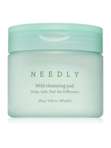 NEEDLY Mild Cleansing Pad възглавнички за сваляне на грим за перфектно почистена кожа 60 бр.