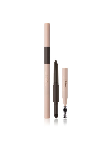 thim Artist Touch Brow Duo двустранен молив за вежди с четка цвят 03 Black Brown 0.6 гр.