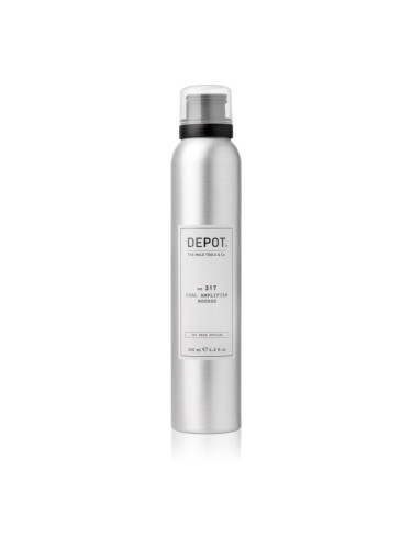 DEPOT 300 HAIR STYLING NO. 317 CURL AMPLIFIER MOUSSE пяна за коса за оформяне на къдрици за фиксиране и оформяне 200 мл.