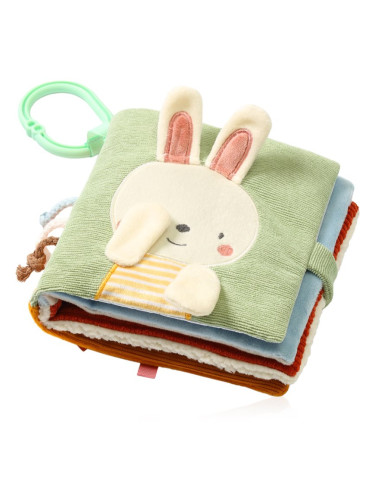 BabyOno Reversible Sensory Cloth Book 0m+ контрастна образователна книжка Nature 1 бр.