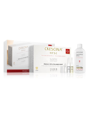 Crescina Transdermic 1300 Re-Growth and Anti-Hair Loss грижа за растеж на косата против косопад за жени изгодна опаковка