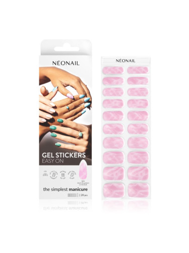 NEONAIL Easy On Gel Stickers Стикери за нокти с използване на UV/LED лампа цвят M13 20 бр.