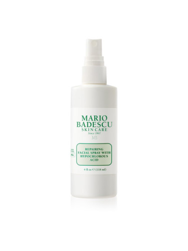 Mario Badescu Repairing Facial Spray With Hypochlorous Acid обновяващ спрей за лице за успокояване на кожата 118 мл.