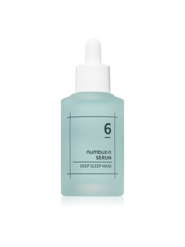 Numbuzin No. 6 Deep Sleep Mask Serum нощен серум за интензивна хидратация 50 мл.