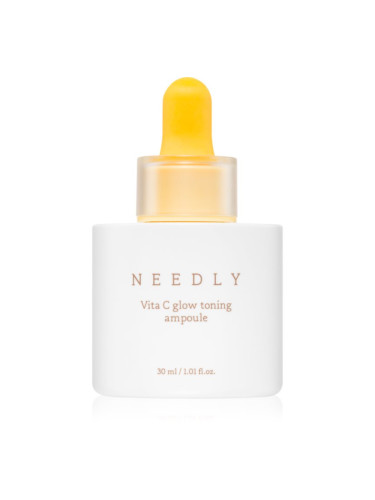 NEEDLY Vita C Glow Toning Ampoule озаряващ серум с витамин С за освежаване и изглаждане на кожата 30 мл.