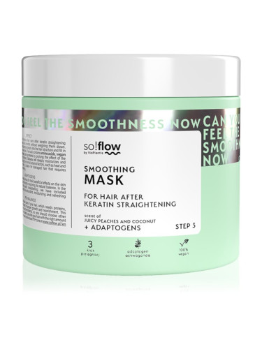so!flow After Keratin Straightening Smoothing Mask маска за коса 400 мл.