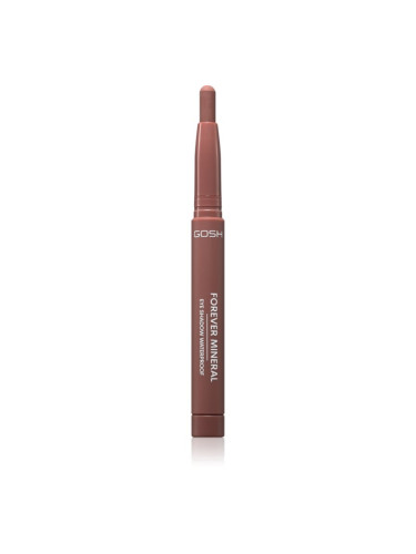 GOSH COPENHAGEN Forever Mineral Matte дълготрайни сенки за очи в молив цвят 016 Matt Chocolate 1.4 гр.