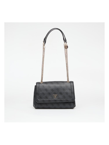 GUESS Noelle II Convertible Cross Body Flap Coal Logo Universal