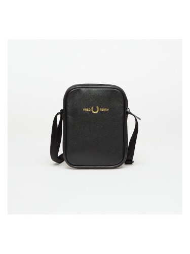 Чанта FRED PERRY Scotchgrain Leather Side Bag Black Universal