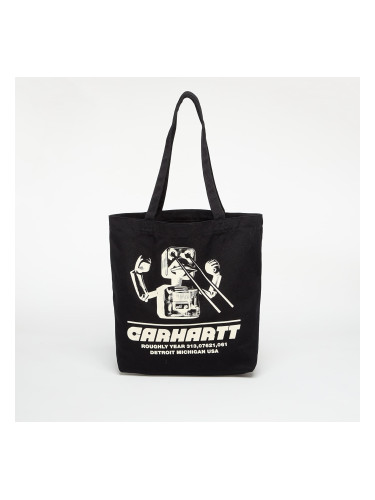 Чанта Carhartt WIP Canvas Graphic Tote Wiptopia Print/ Black Universal
