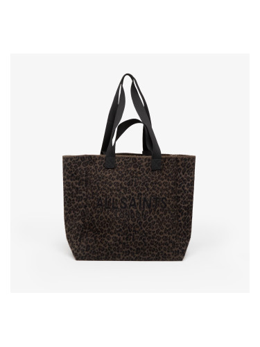 Чанта AllSaints Izzy Fzzy Leppo Tote Leopard Brown Universal