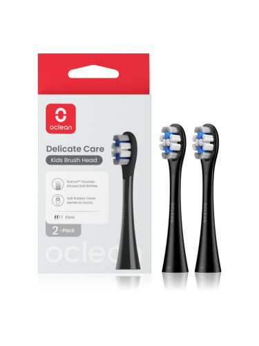 Oclean P3K8 Black сменяеми глави за деца 2 бр.