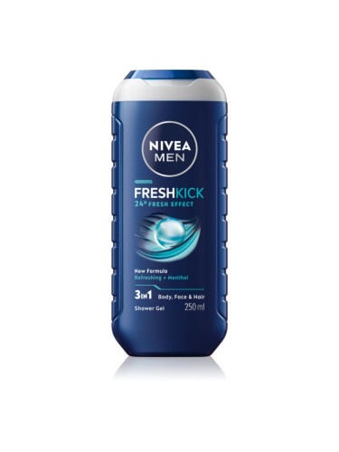 NIVEA MEN Fresh Kick душ гел за мъже 250 мл.