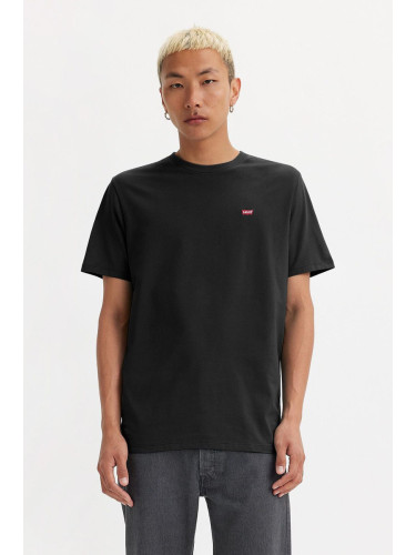 Levi'S Men's Black Cotton T-Shirt