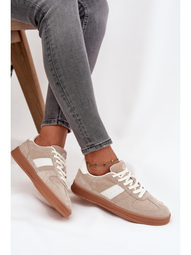 Замшови дамски маратонки Vinceza