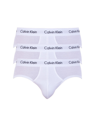 Set of three classic fit briefs in white Calvin Klein Underwear