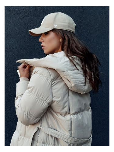 Дамско ватирано палто CLOUTIQUE, бежово