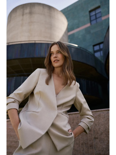 Marisse Women's Jacket Z-Mr-4507 Beige